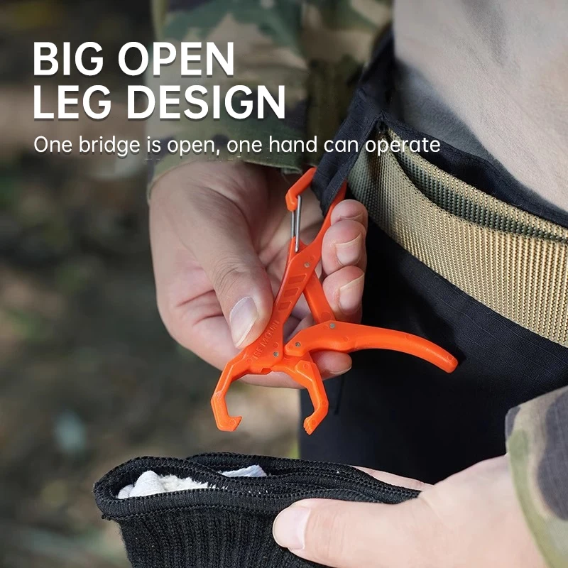 Outdoor Keychain Glove Clip Portable Mini Work Glove Holder Carry-on Clip Grabber Suitable for Construction Clips