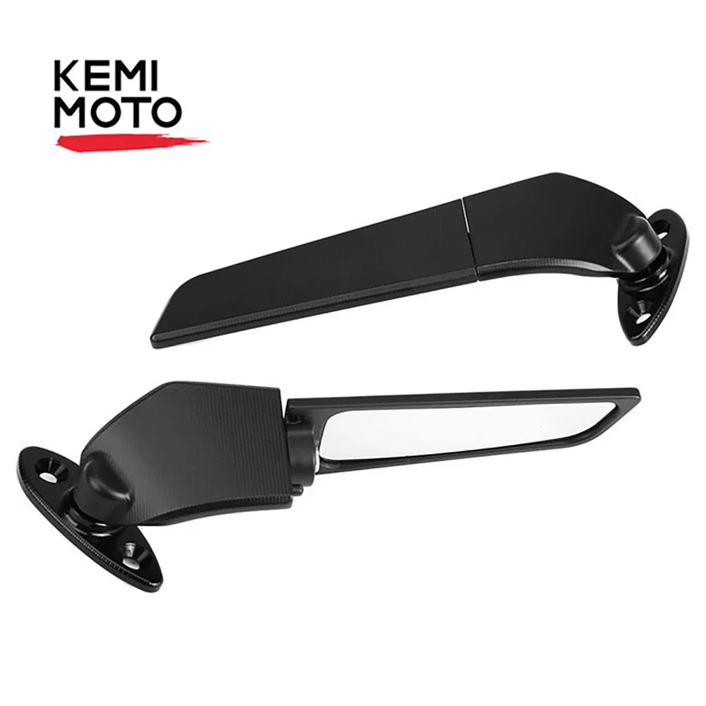 Motorcycle Wing Mirror Adjustable Rotating Side Mirrors Yzf R1 1998