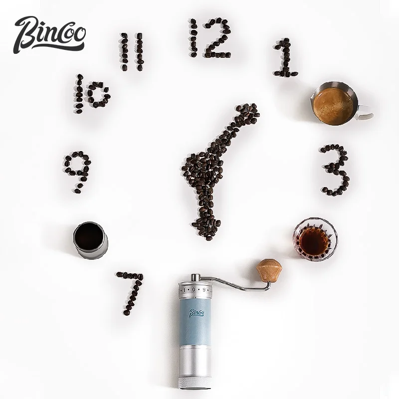 مطحنة قهوة يدوية احترافية بتروس فولاذية سداسية قابلة للتعديل