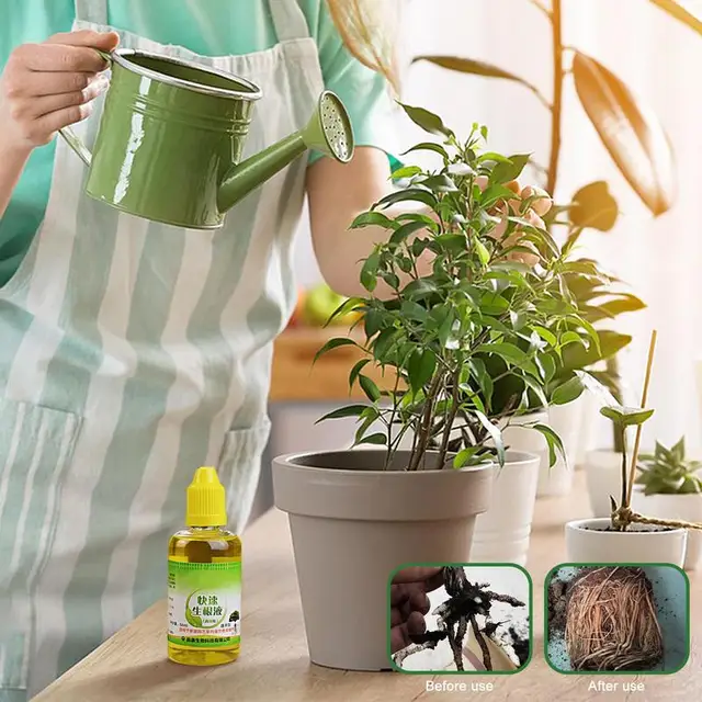 Növénynövekedés -Fokozó 50 Ml Növényi Gyökerek Gyors Gyökér Stimulátor Kényelmes Kiegészítők Zöldségekhez Gyümölcsfák Bogyók - Image 4