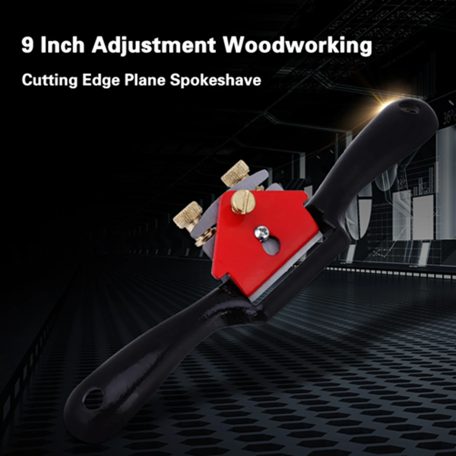 Woodworking Hand Tools Wood Trimming Tool 9 Inch Plane Spokeshave Hand Planer Adjustment Cutting Trimming
