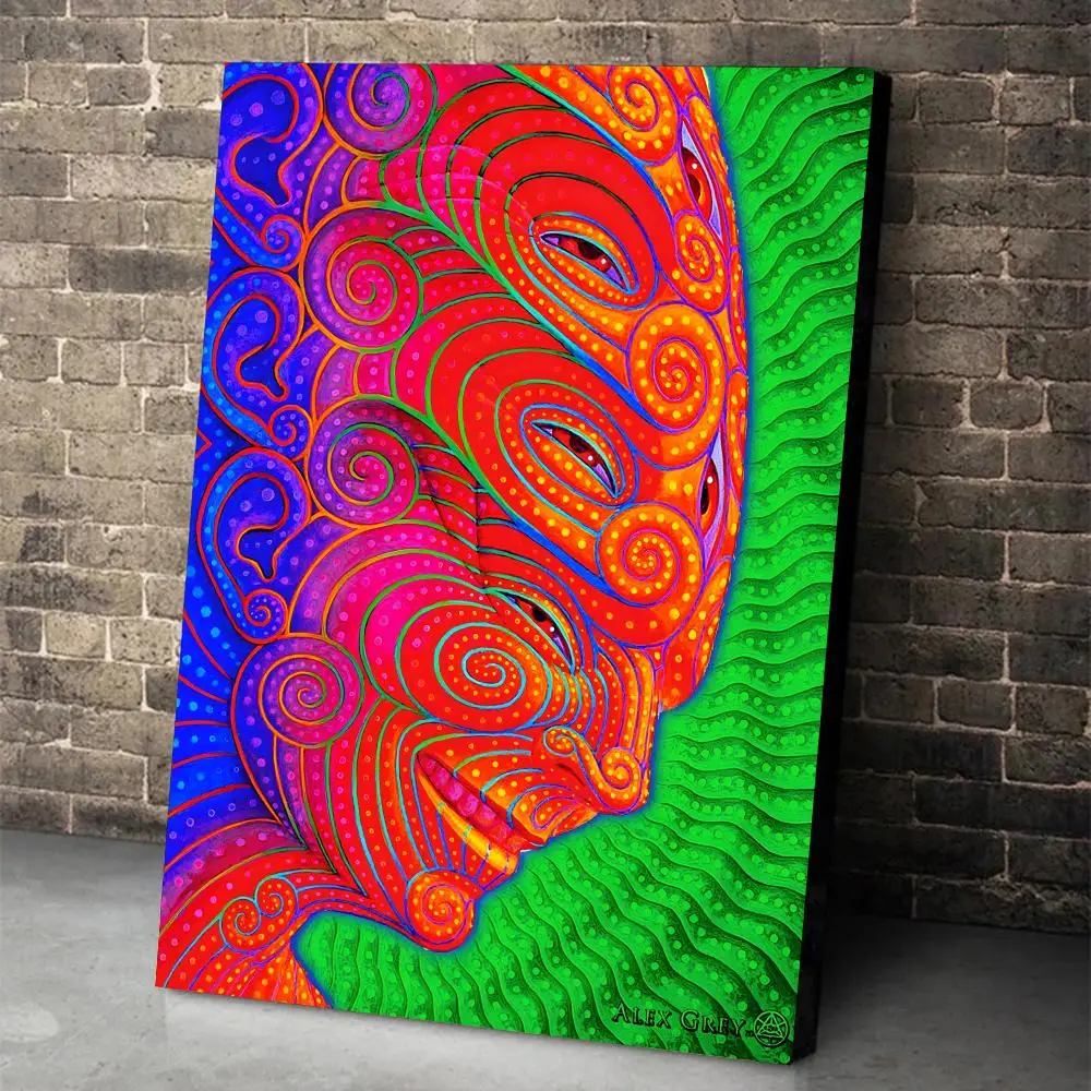 Alex Grey Poster HD Wall Art Decal - Self-Adhesive Aesthetic Home Decor