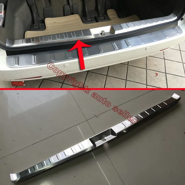 

Протектор из нержавеющей стали для внутреннего и заднего бампера для Toyota Sienna 2015 2016 2017, автомобильные аксессуары, наклейки