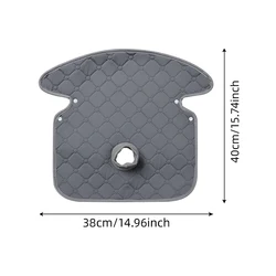 Plush Multi - Use Baby Comfort Cushion for Car Seats, Strollers, and High Chairs (Dark gray)