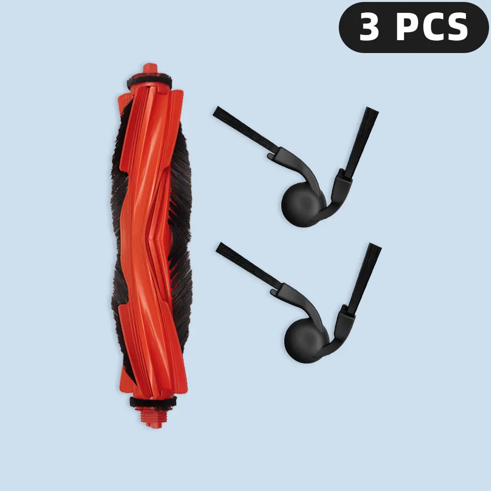 Kit De Acessórios De Substituição Compatível Com Xiaomi Robot Vacuum S40, S40C, H40, OV81, E101, OV51, Peças De Reposição, Inclui 4 Escovas Laterais, 4 Filtros HEPA, 4 Almofadas De Esfregão