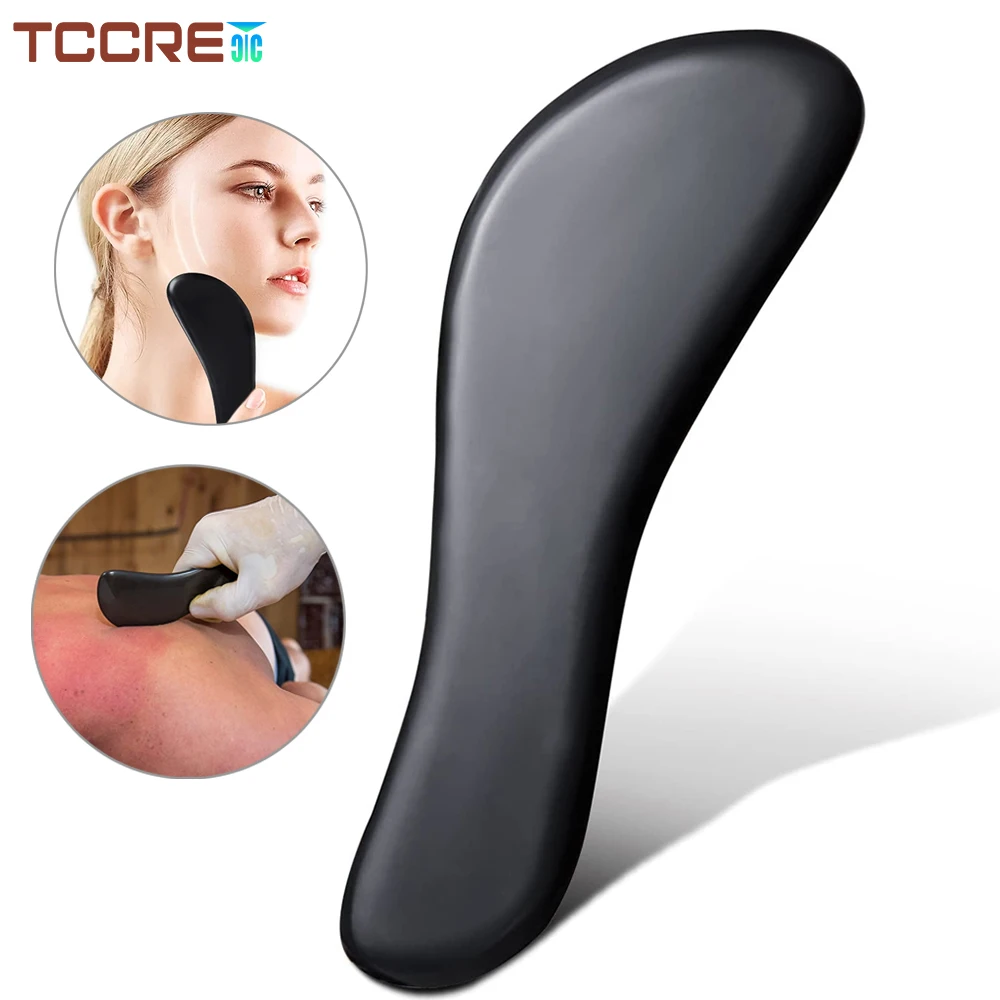 Natural Bian Stone Gua Sha Tools Face Body Scraping Massager Physical Therapy for Face Sculpting Soft Tissue Myofascial Releaser