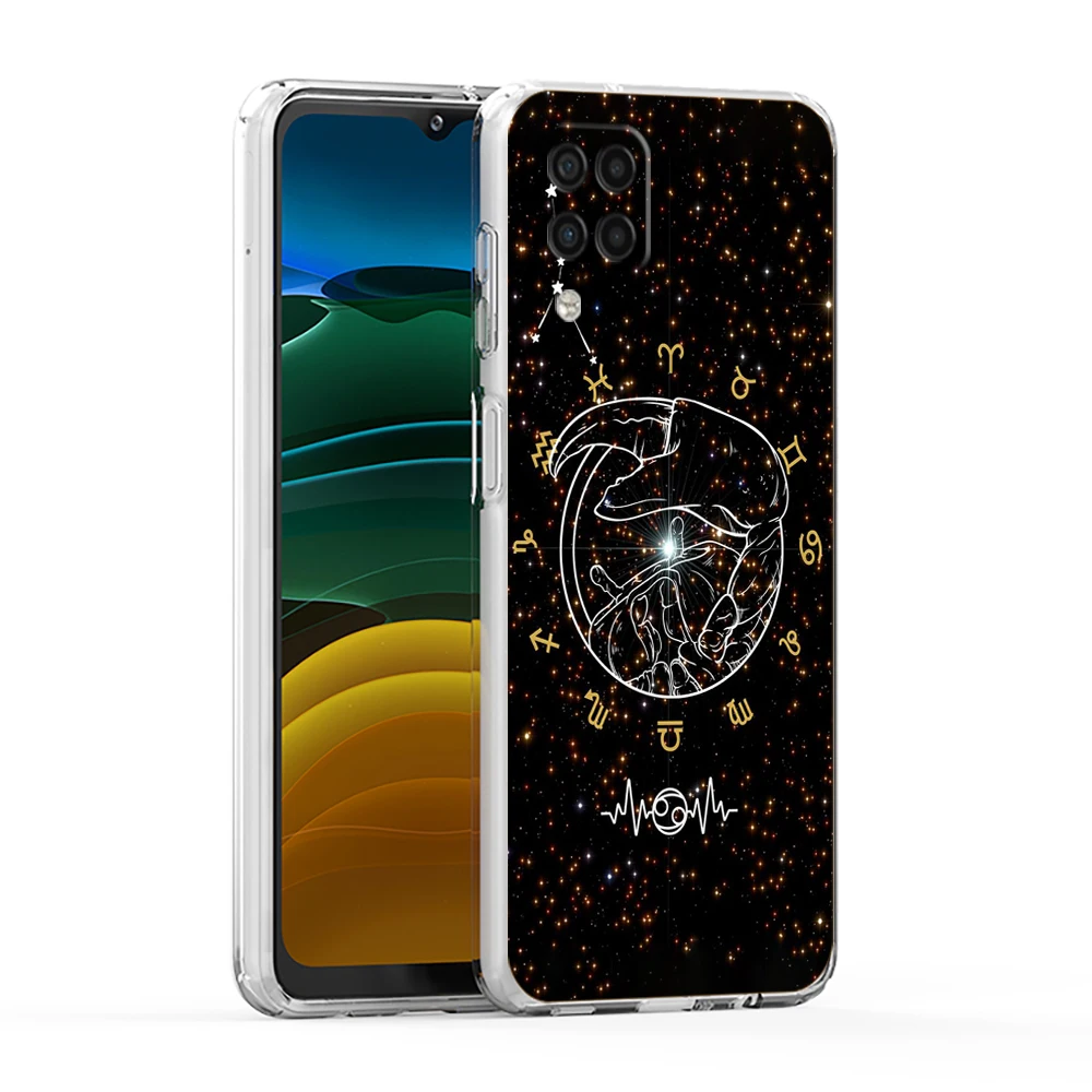Cartoon Tierkreis Fall für Samsung Galaxy A13 A22 A32 A52 A72 A51 A71 A11 A31 A41 A33 A53 A73 5g transparente Silikonsc halen kapseln – Detail 8