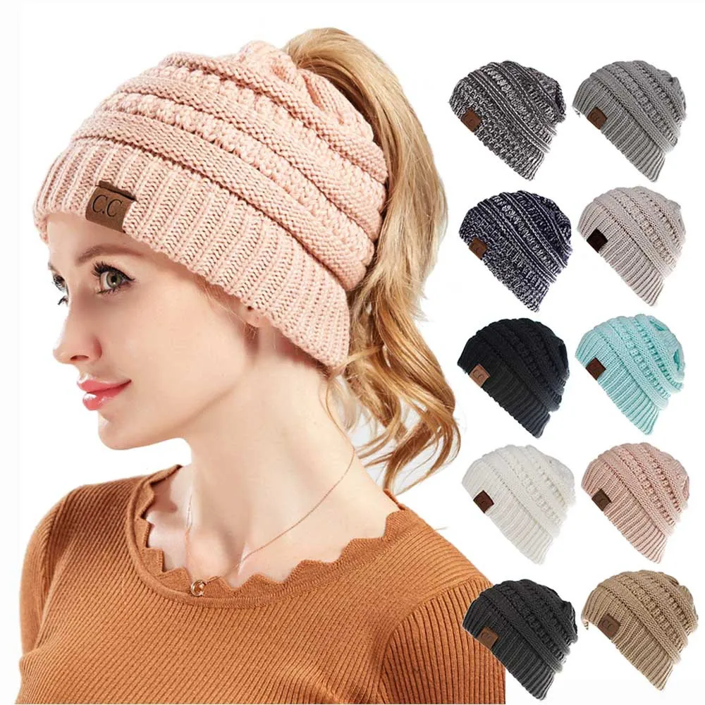Knitted Hat  Autumn And Winter  Korean Version  Velvet Thickened Pullover Hat Ear Protector Head Cap  Outdoor Cycling Beanie 3