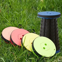 Portable Telescopic Folding Stool Outdoor Camping Retractable Stools for Travel Hiking Beach Chair Foldable Fishing Stool Chairs 1