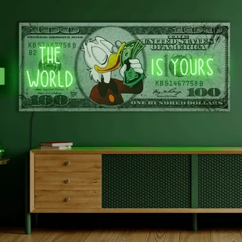 World Is Yours Neon Art 1