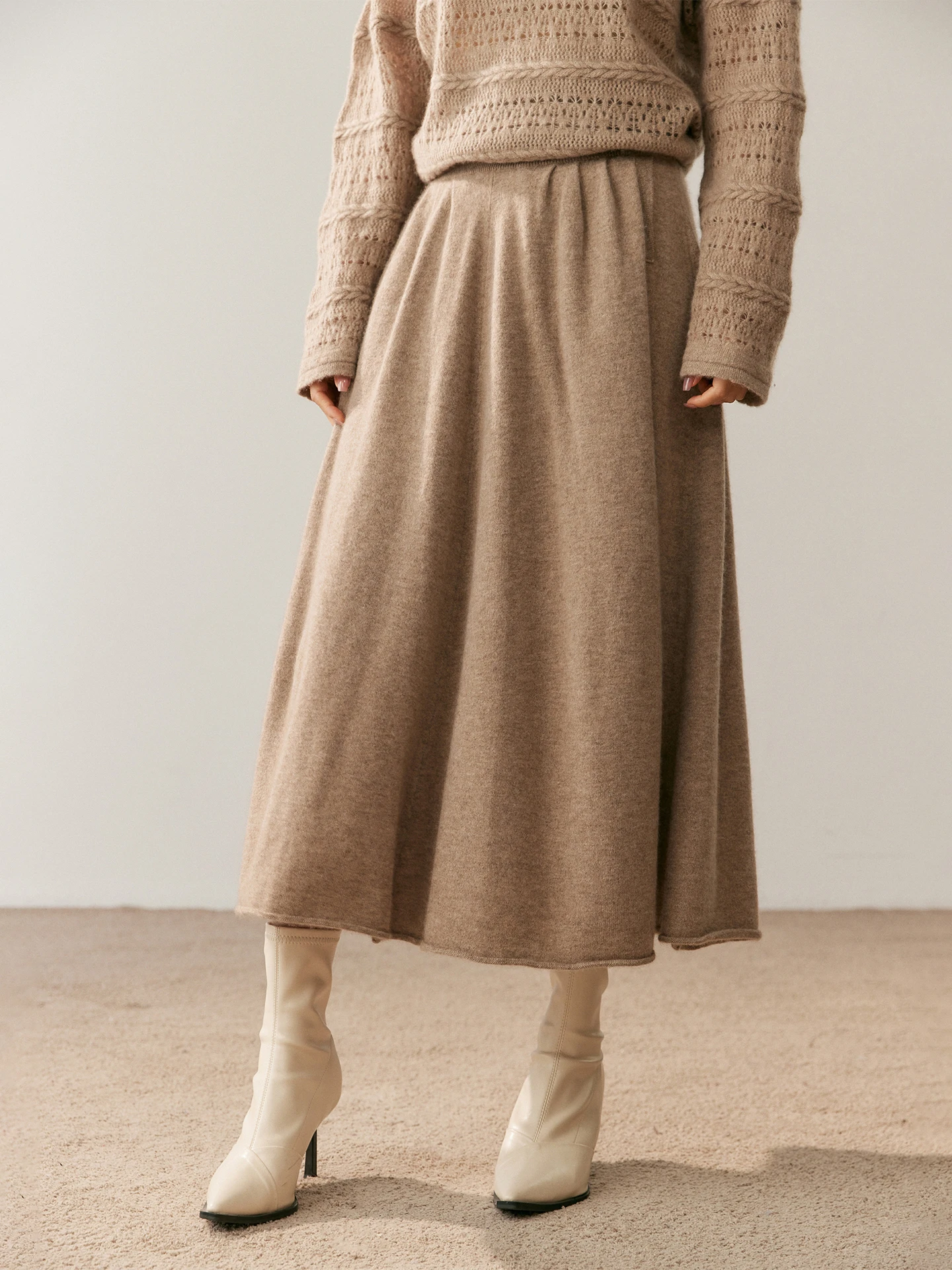 Cashmere Skirt Styling 12