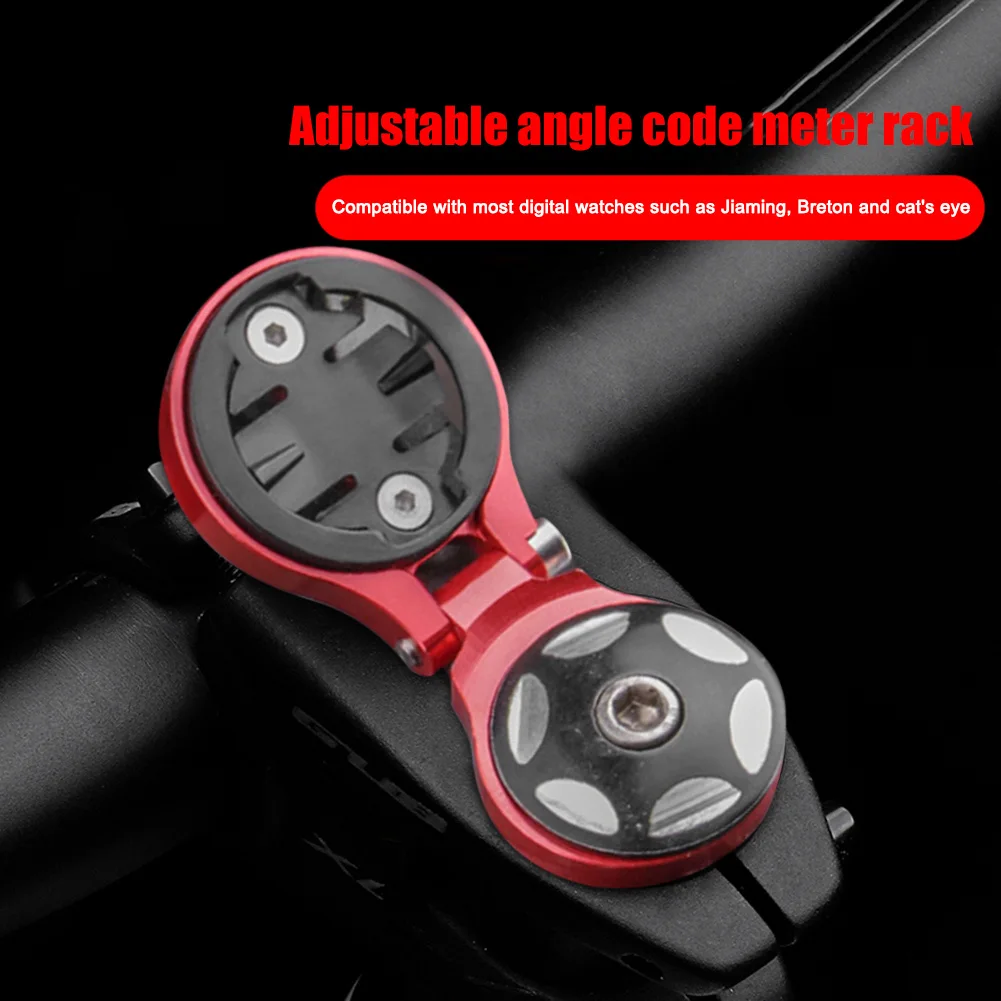 Bicycle Computer Holder Stop Watch Tachometer Bracket Aluminum Alloy Cycling Support Adjustable Bicycle Seat Extension Bracket