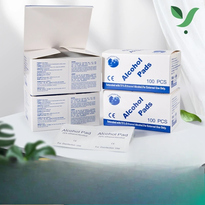 Alcohol swabs for skin 75% wound disinfection, convenient to carry outdoor sports disaster essential first aid box supplies 5