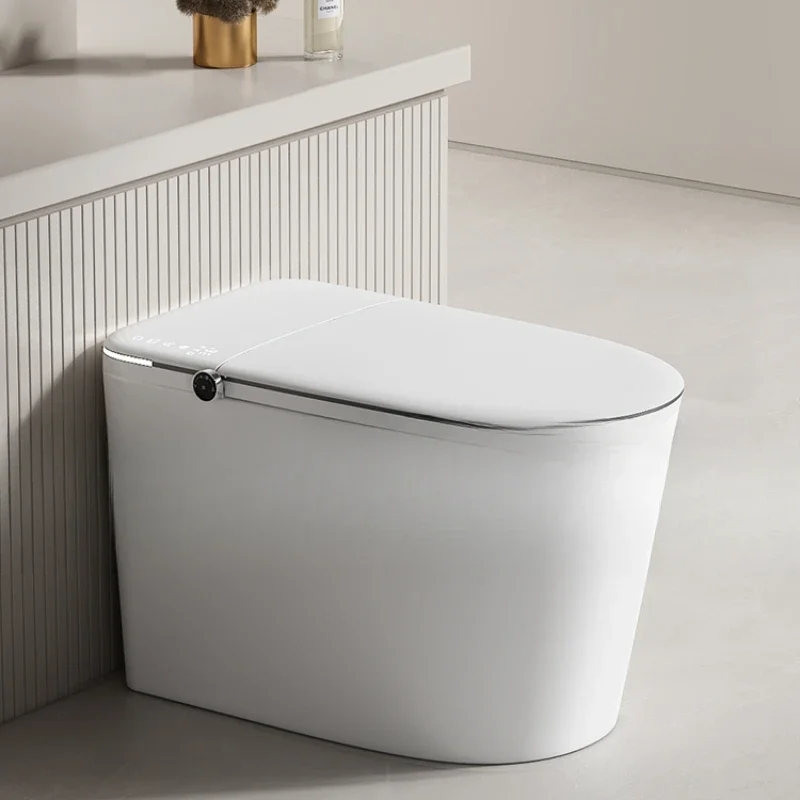 

Household intelligent toilet integrated instant heating full-automatic flip foam shield toilet without water pressure limitation