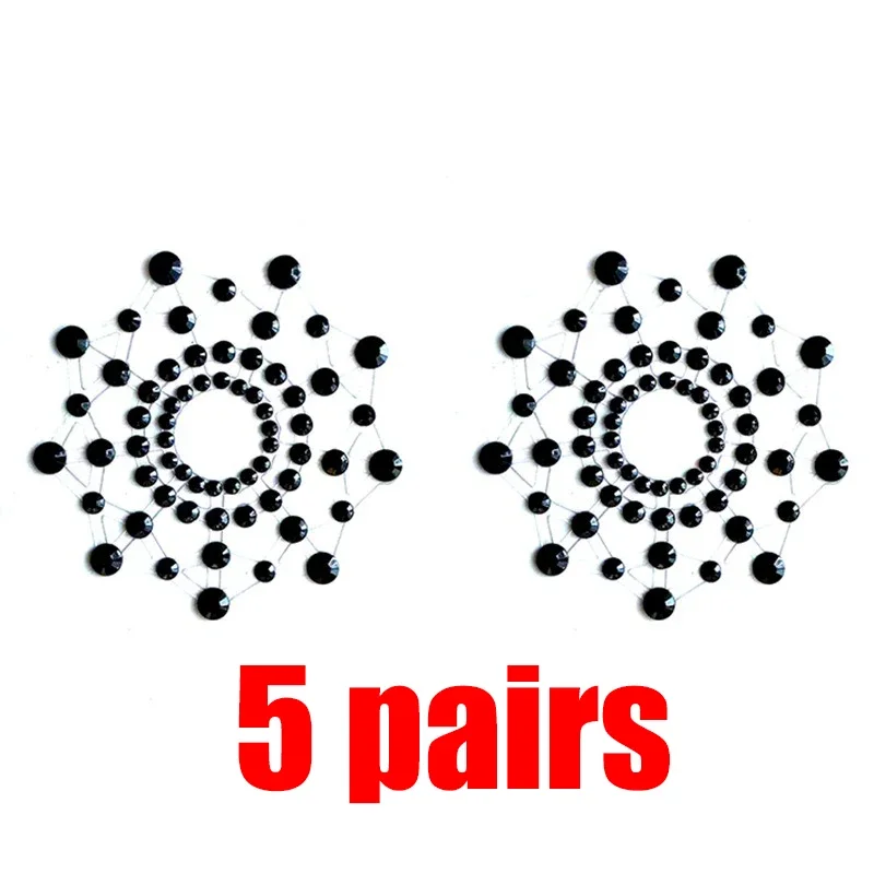 Breast Nipple Covers Pair Sexy Nipple Transparent Self Adhesive Breathable Comfortable Stickers Rhinestone Breast Petals Lingerie Pasties Bras silicone nipple cover disposable nipple cover breast sticker