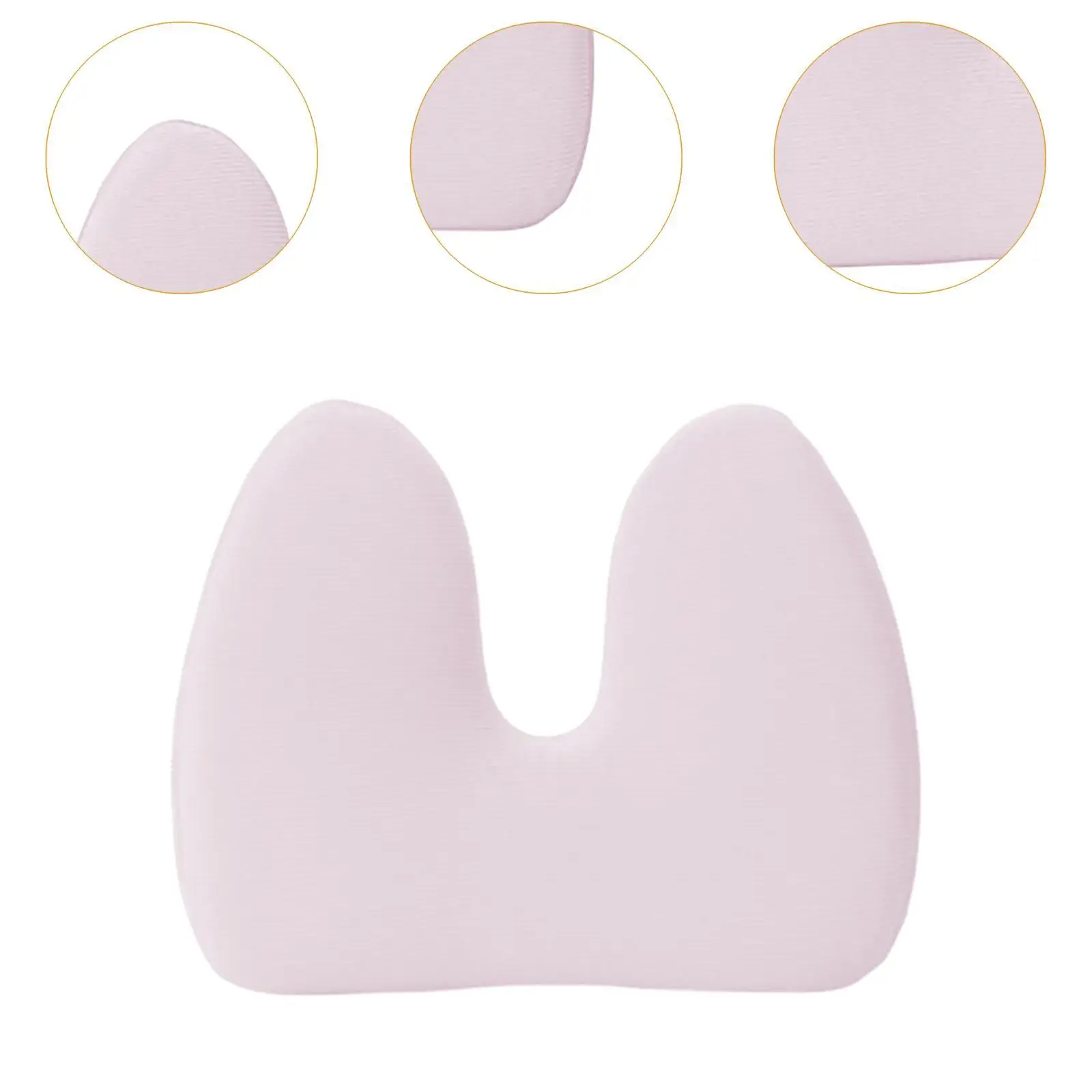 Car Neck Pillow Pink for Women Comfortable Softness Driving Ergonomic Breathable Home Office Chairs Neck Cushion Universal