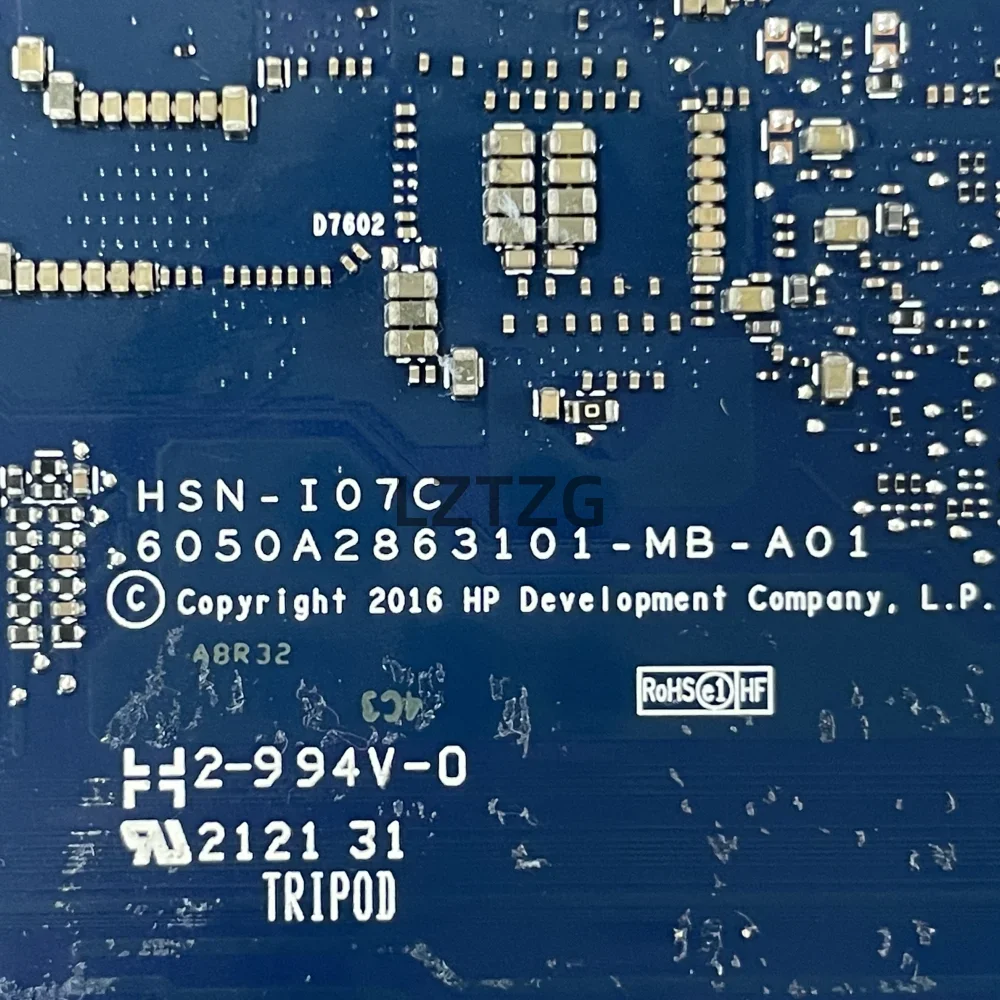 6050A2863101-MB-A01 For HP Elite x2 1012 G2 Tablet Laptop Motherboard CPU:I5-7300U RAM 8G/16G UMA 923770-601 Test OK