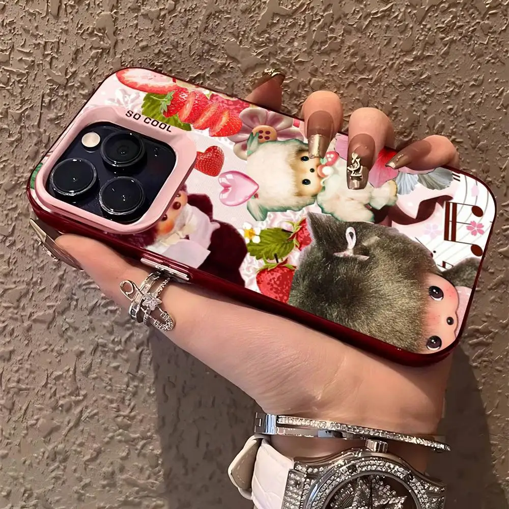 Colorful Cute M-Monchhichis Phone Case Cover