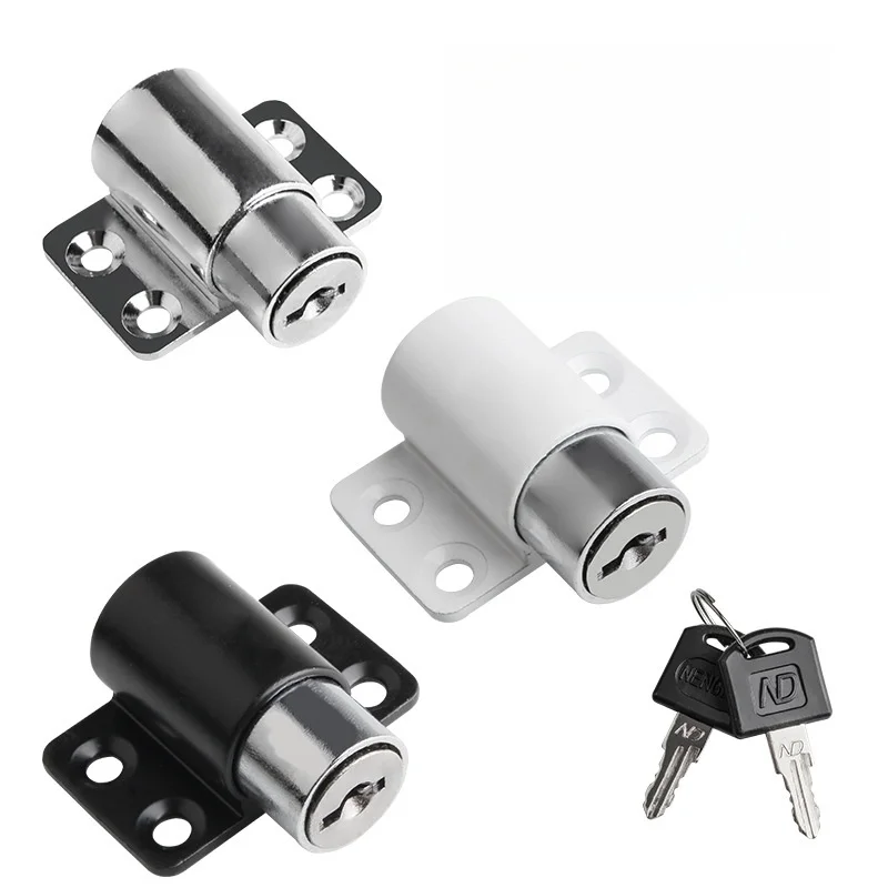 Sliding Door Window Locks With 2 Keys Fixer Limiters Baby Child Safety Protection Antitheft Door Window Security Lock Catches