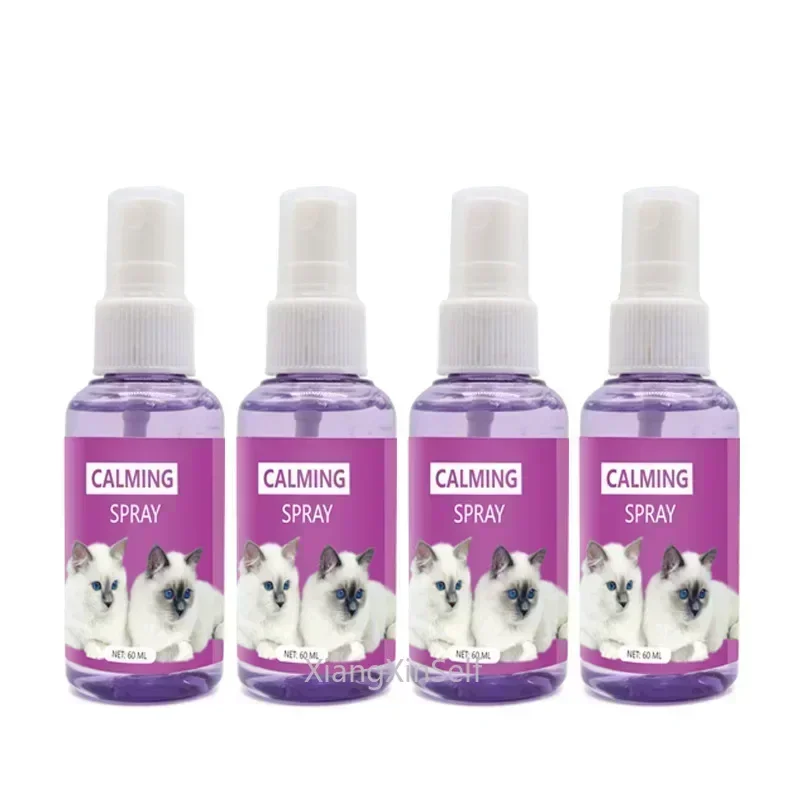 Calming Feline Anti-Stress Pheromone Spray - 60ml Soothing Solution