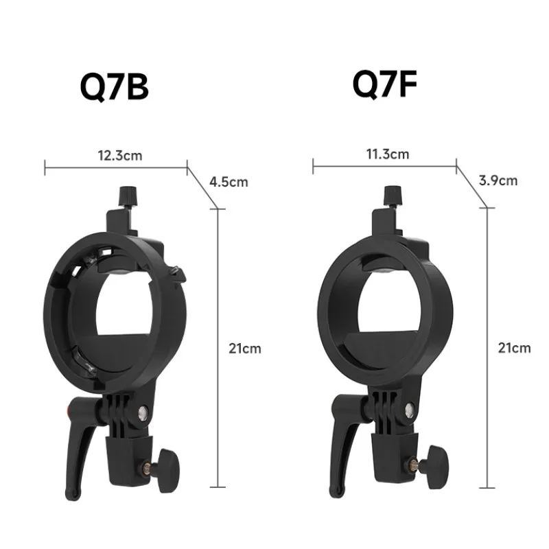 Q7B Q7F Flash Speedlight Mount or Bowens Mount Bracket for Q7 Series Quick Relea
