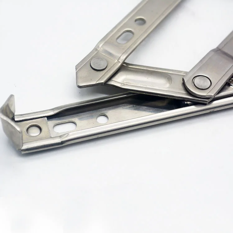 Thickened 304 Stainless Steel Four-link Slide Stay Flat Open Doors and Windows Stay Push Pull Window Strut Bracket Door Hinge