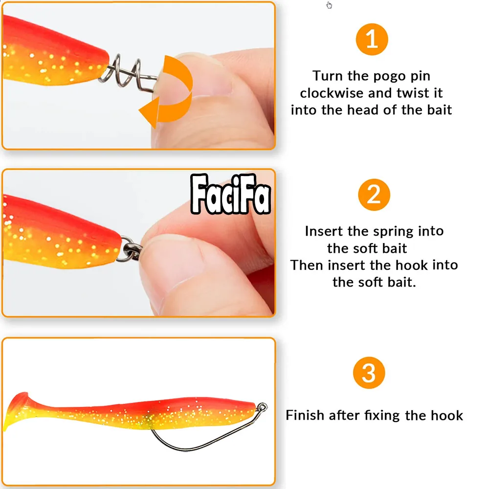 Fishing Hooks Connector Soft Lure