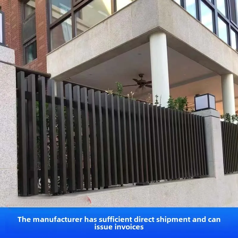 Aluminum alloy fence courtyard fence aluminum art Balcony courtyard new Chinese garden villa aluminum art