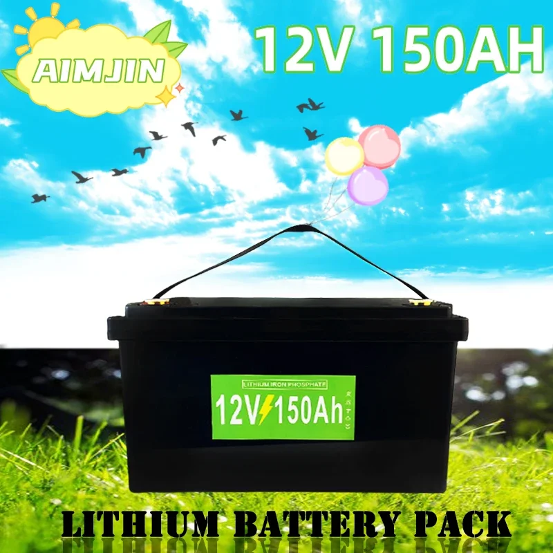태양 전지 및 전기 자동차 배터리에 적합한 리튬 다리미 인산염 배터리 팩, 12V, 150000mAh