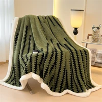 Couverture de printemps en flanelle chaude, super douce et moelleuse, pour lit Queen, simple ou double, confortable, douce pour la peau, multifonctionnelle, pour la sieste 4