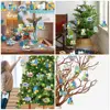 12/36Pcs Hanukkah Hanging Ball Ornaments Party Layout Decorations Festive Party Plastic Balls Christmas Tree Home Party Hanging 6