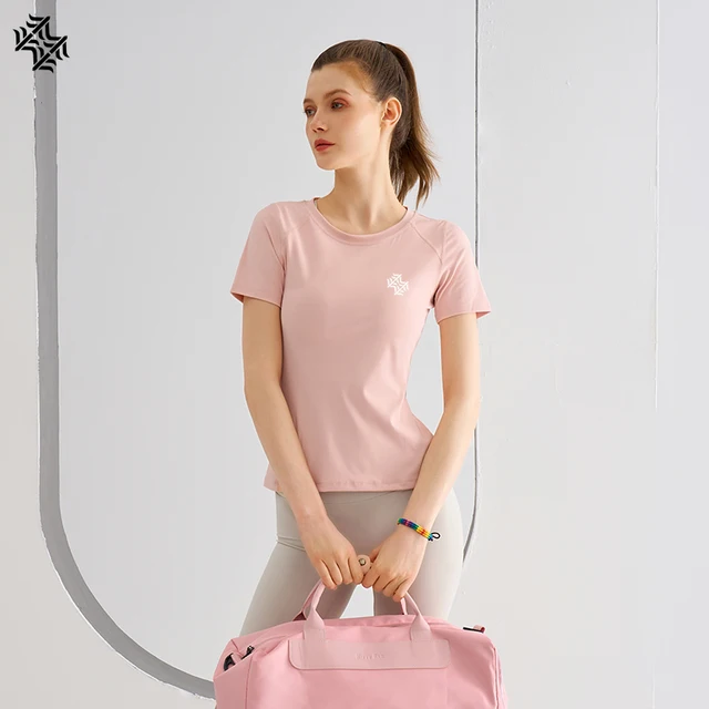 SBWL High quality Women's Yoga Tops Quick Dry Sport Top Fitness female Short sleeve Tops Gym T Shirt Running sweatshirt Tees SBWL High quality Women's Yoga Tops Quick Dry Sport Top Fitness female Short sleeve Tops Gym T Shirt Running sweatshirt Tees