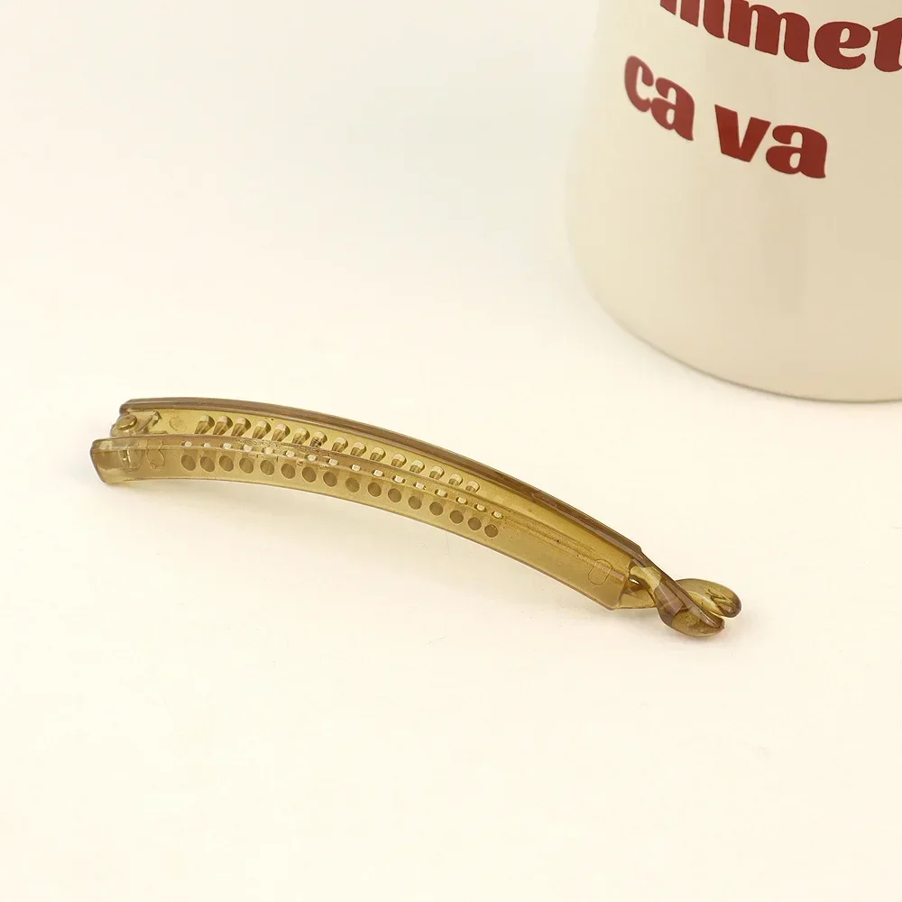 Hair Clips Hair Accessories Acrylic Simple Banana Clip Korean Women Back Head Ponytail Clip