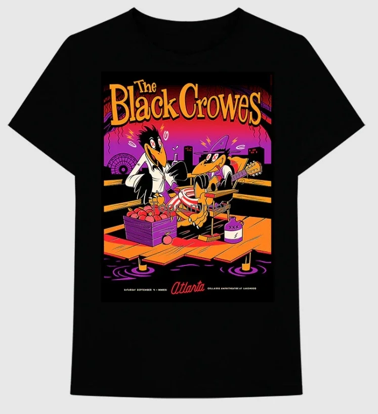 Maglietta Blacks Crowes .. Camicia Carina Unisex // Camicia Regalo Calda Nuova-Nuova Carina