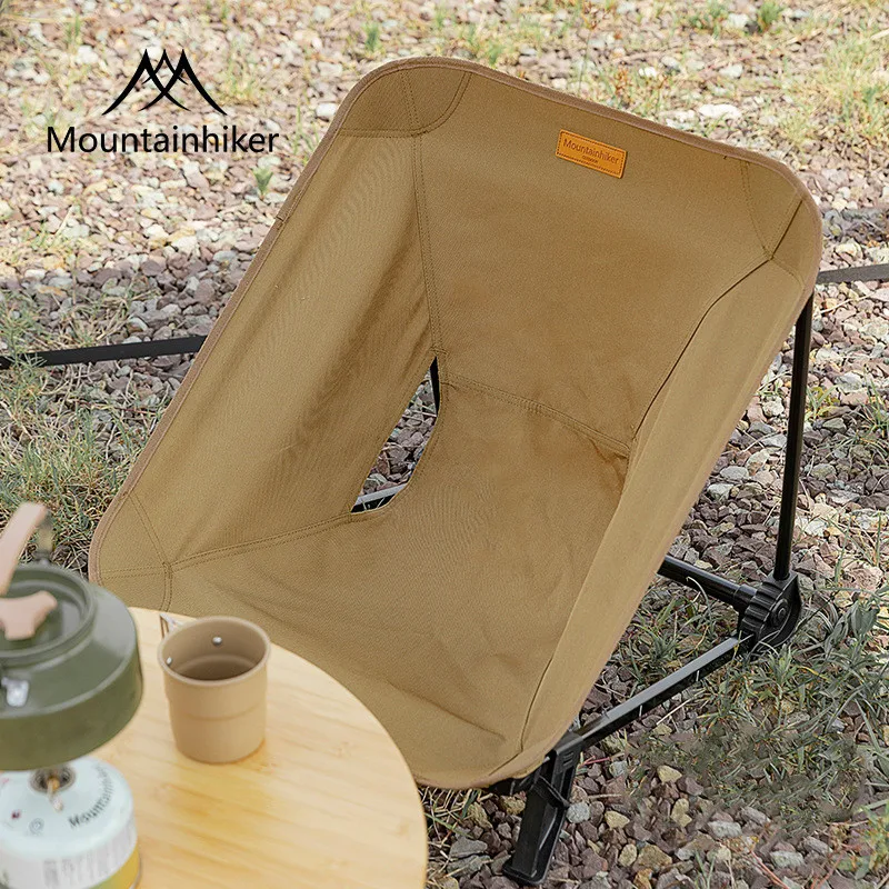Chaise pliante aluminium ultralégère pêche camping plage dossier oxford Mountainhiker