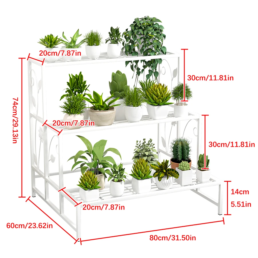 Plant Stand And Flower Stand Multi-layer Pot Rack Flowerpot Organizer Succulent Holder Iron Plant Shelves For Flowers plant stand