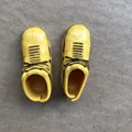 NO.5 yellow sneakers