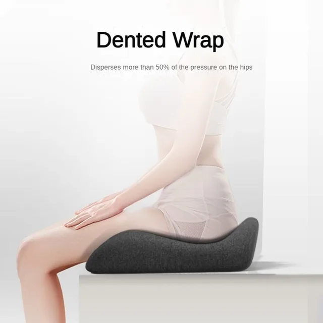 New Tailbone Sciatica Back Pain Relief Comfort Office Chair Car Seat Cushion Non-Slip Orthopedic Memory Foam Coccyx Cushion 5