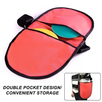 Discus Carrying Pouch Capacity Discus Storage Bag with Adjustable Strap for Track Field Athletes Oxford Cloth Shot Put Throwing