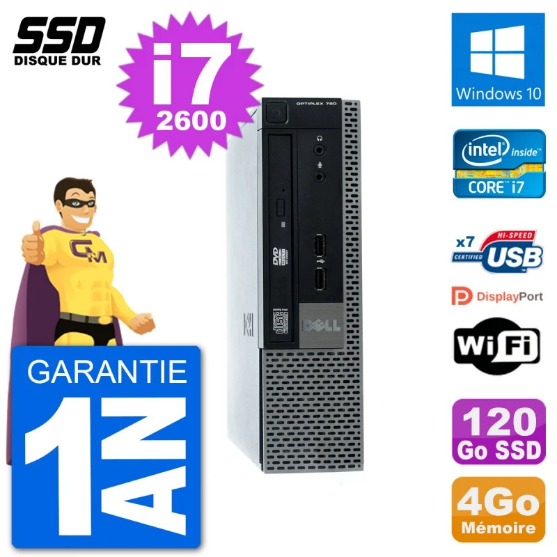 Ultra Mini Pc Dell Optiplex 790 Usff I7 2600 Ram Gb Ssd Gb Windows 10 Wifi Computer Desktop Aliexpress