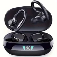 Original Wireless Earphones Ture Wireless Earbuds Ear Hook Sports HiFI Stereo Waterproof Headset With Mic TWS Headphone 1