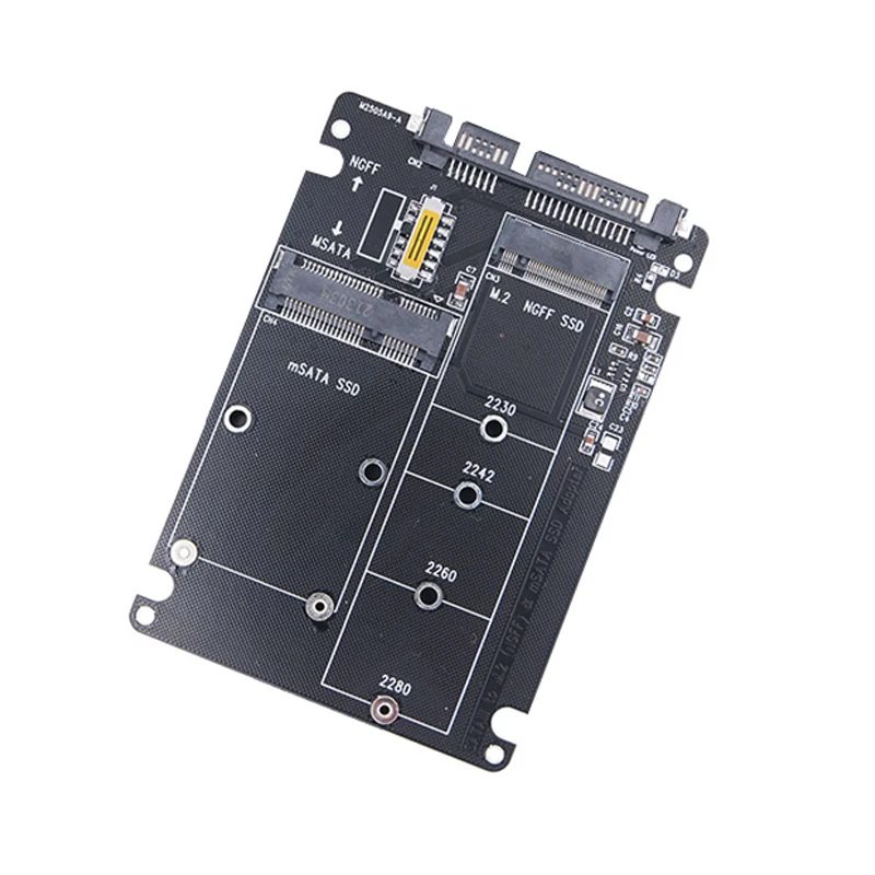 Hard Drive Adapter SSD Adapter Adapter SSD M2 mSATA to SATA3.0 6Gbps Board 2.5