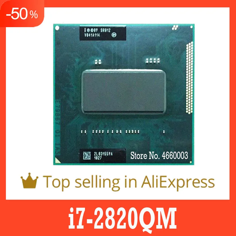 Скидка 40% телефон I7-2820QM SR012 процессор I7 2820QM FCPGA988 2 3 ГГц-3 4 ГГц оригинальная