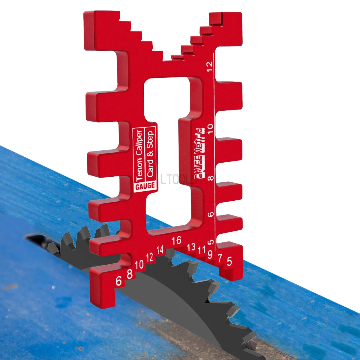 

Aluminum Dovetail Jig Precision Tenon Gaps Gauge Woodworking Tenon Caliper Table Saw Depth Gauge Height Measuring Metric&Inch