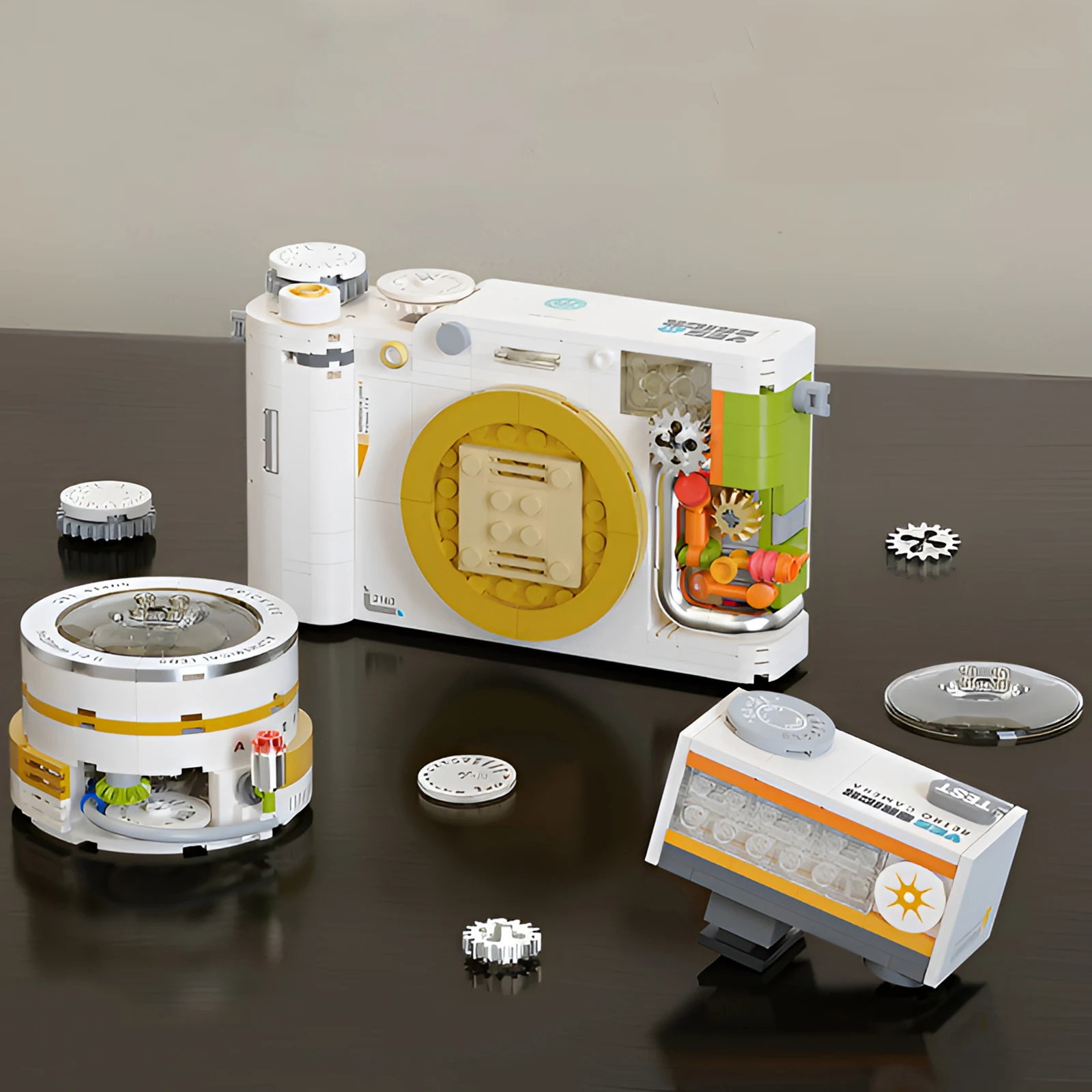 DIY Building Blocks Camera Construction Toy Set