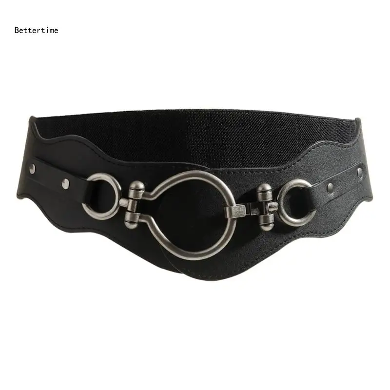 

B36D Women Corset Black Sexy Girdle Underbust Waist Bandage Bustier Body Slimming Wide Belts Dress Girdle Elastic Waistband