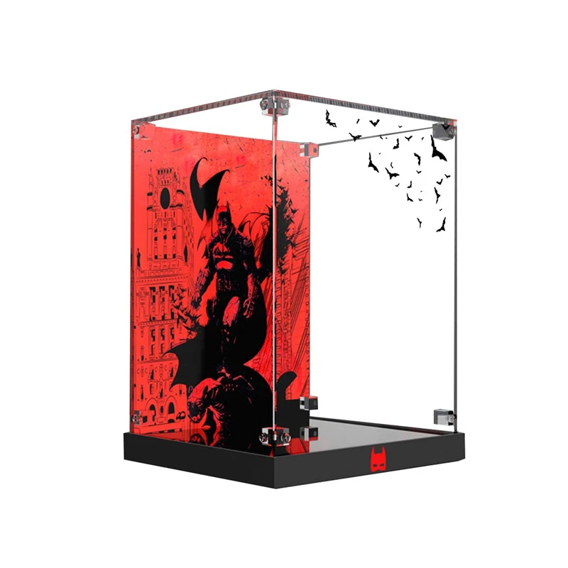 Vetrina Per Lego Cappuccio Di Batman 76182, 3Mm Teca In Acrilico Per Lego 76182 (Set Di Modelli Non Inclusi)