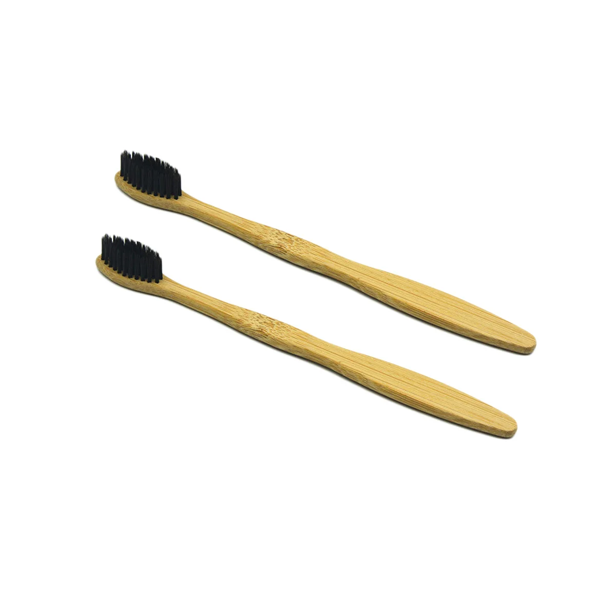 

5 Pcs Wooden Toothbrush Toothbrushes Black Floss Toothpicks Bamboo Bristle Eco-friendly