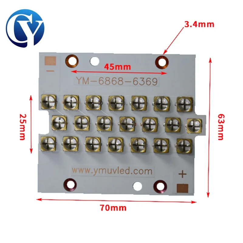 210W 6565 395nm LED Module 365nm 405nm Good Quality UV Curing For Offset Screen Printing Machine Professional 3d Printer