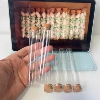 28 Pcs 30ml Glass Bottles Cork Stopper Mini Test Tube Jars Tiny Containers for DIY Wedding Gifts Wishing Bottles Home Decor 1